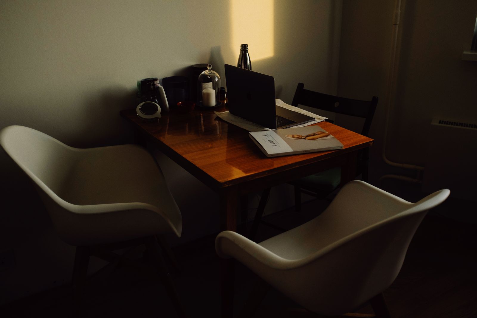 Home office being prepared for a move